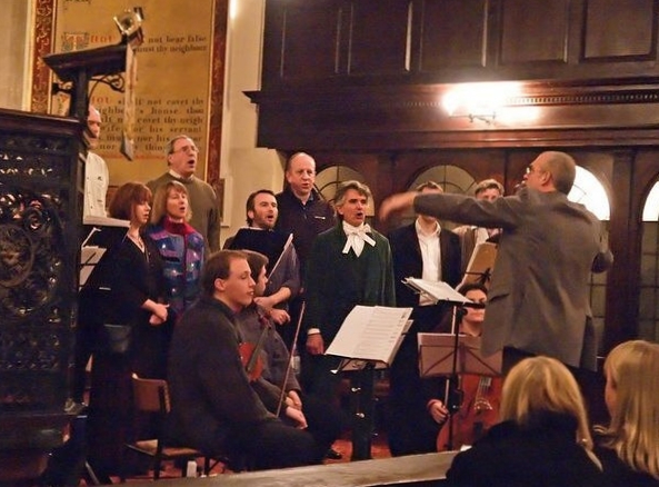 In concert at St John's Church, Lancaster